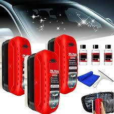 Car Windshield Cleaner Removes Dirt Glass Polishing Agent